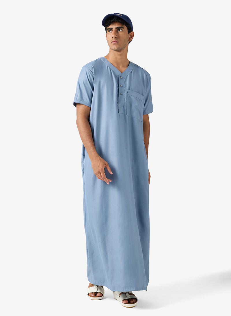 روبرت وود ثوب كلاسيكي بياقة على شكل حرف - Image 4